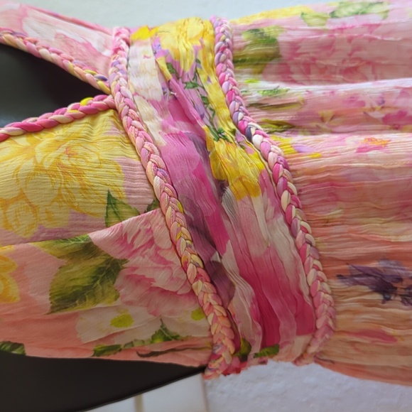 🍋✨ NWT Rococo sand tiered Leona maxi dress size M - Picture 5 of 12